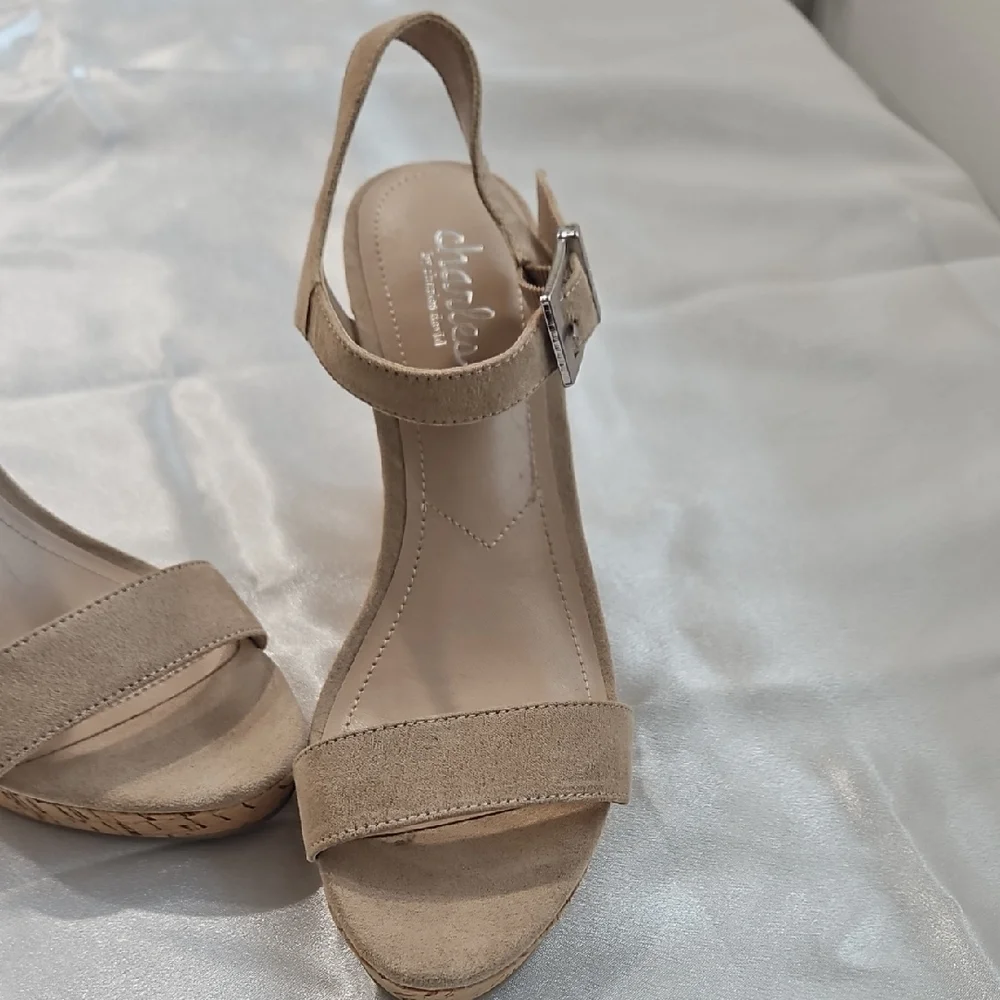 Charles By Charles David Tan Wedge Sandals - Picture 2 of 8